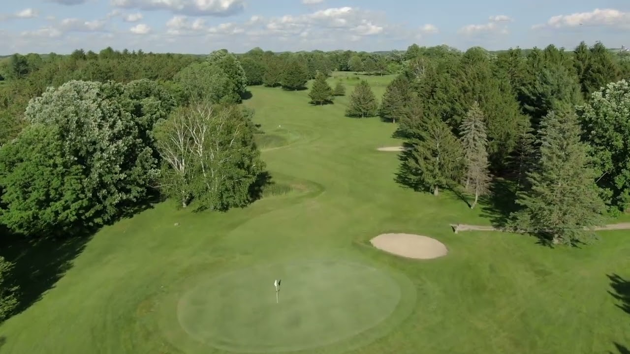 golf video - spring-valley-golf-course-in-spring-valley-wisconsin-drone-video