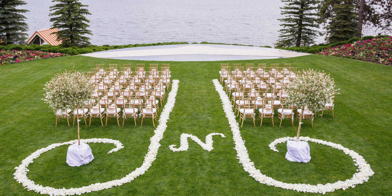 The Coeur d'Alene Resort Golf Course Wedding